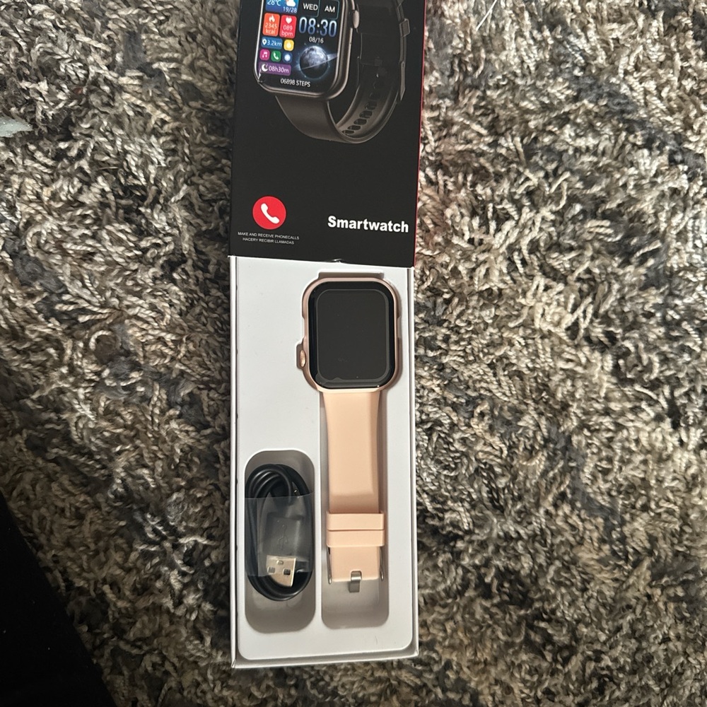 Stylish Pink Smartwatch